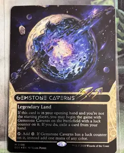 Gemstone Caverns (0106) - Galaxy Foil - Borderless Edge of Eternities - Image 1