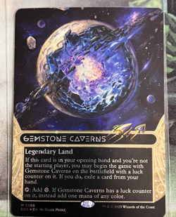Gemstone Caverns (0106) - Galaxy Foil - Borderless Edge of Eternities - Image 3