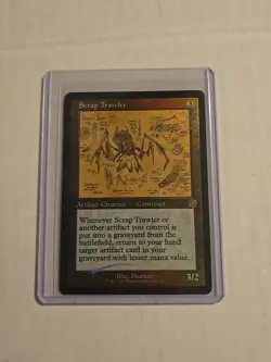 MTG The Brothers War Retro Frame Artifacts FOIL Scrap Trawler Schematic 112 NM - Image 3