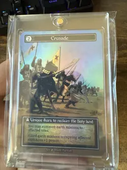 Sorcery: Contested Realm - Beta - Crusade (Foil) - Unique - Image 1