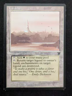 Karakas - Legends - NM - Magic the Gathering - MTG - Uncommon Land - Image 1