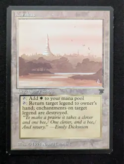 Karakas - Legends - NM - Magic the Gathering - MTG - Uncommon Land - Image 5