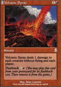 Volcanic Spray - Foil NM, English MTG Odyssey - Image 1