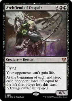Archfiend of Despair -Foil Light Play MTG Commander Masters - Image 2