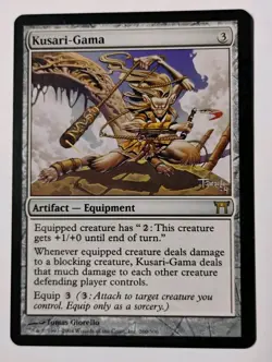 Kusari-Gama MTG, Champions of Kamigawa, LP, Rare Artifact - Image 3