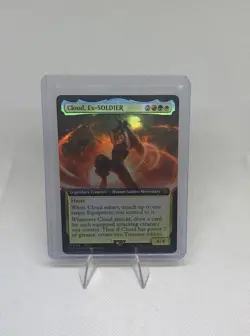 Cloud, Ex-Soldier Extended Art Foil Final Fantasy Magic the Gathering MTG - Image 3