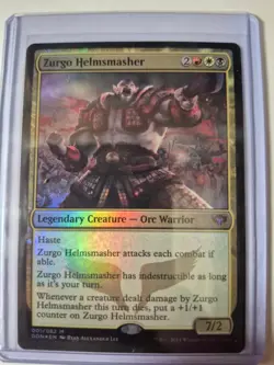 Zurgo Helmsmasher Duel Decks: Speed vs. Cunning Foil Lightly Played - Image 1