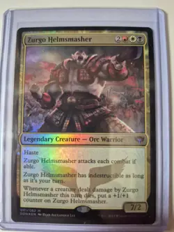 Zurgo Helmsmasher Duel Decks: Speed vs. Cunning Foil Lightly Played - Image 3