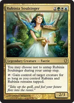 Rubinia Soulsinger LP, English MTG Commander 2013 - Image 2