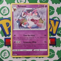 Sylveon SWSH211 SWSH Black Star Promo Holo NM Pokemon Card English - Image 1