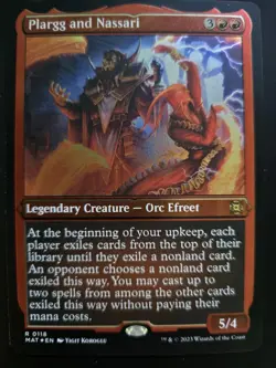 Plargg and Nassari NM ETCHED FOIL March of the Machine: The Aftermath MTG - Image 1