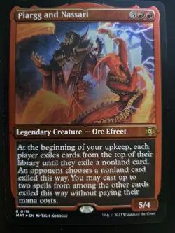 Plargg and Nassari NM ETCHED FOIL March of the Machine: The Aftermath MTG - Image 3