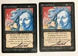 Infernal Medusa (2) Legends MP (Anson Maddocks signed) MTG Magic the Gathering - Image 1