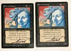 Infernal Medusa (2) Legends MP (Anson Maddocks signed) MTG Magic the Gathering - Image 3