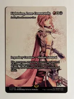 Lightning, Lone Commando / Isshin, Two Heavens as One - FINAL FANTASY MTG - Image 3