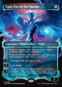 Ugin, Eye of the Storms - Foil - Showcase NM, Japanese MTG Dragonstorm: Main Set - Image 2