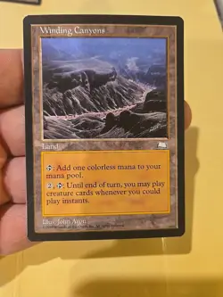 Winding Canyons Weatherlight NM- MTG Magic the Gathering - Image 1