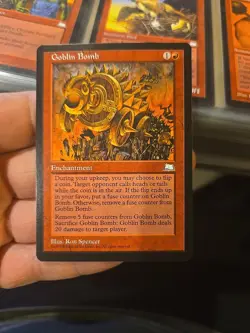 MTG - Goblin Bomb Weatherlight Regular (Rare, Near Mint) NEVER PLAYED - Image 11