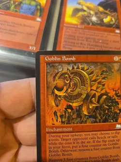 MTG - Goblin Bomb Weatherlight Regular (Rare, Near Mint) NEVER PLAYED - Image 12