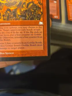 MTG - Goblin Bomb Weatherlight Regular (Rare, Near Mint) NEVER PLAYED - Image 14
