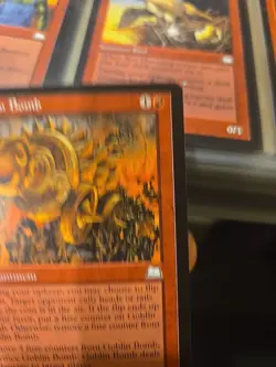 MTG - Goblin Bomb Weatherlight Regular (Rare, Near Mint) NEVER PLAYED - Image 3