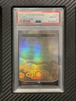 2022 PSA 10 Plains #235 Foil Unfinity Magic The Gathering Mtg Basic Land - Image 4