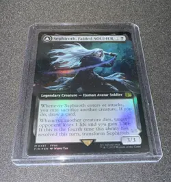 Magic Final Fantasy Sephiroth, Fabled SOLDIER FIN 0451 Mythic Foil Extended Art - Image 2