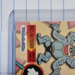 2000 Topps Chrome Pokemon Sparkle Machamp #68 LP Corner Wear - Image 10