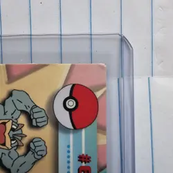2000 Topps Chrome Pokemon Sparkle Machamp #68 LP Corner Wear - Image 3