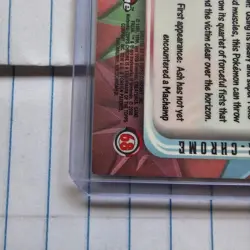2000 Topps Chrome Pokemon Sparkle Machamp #68 LP Corner Wear - Image 6