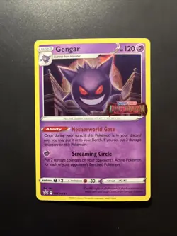 Gengar SWSH241 Lost Origin Stamped Prerelease Promo Holo Pokemon Card Mint / NM - Image 1