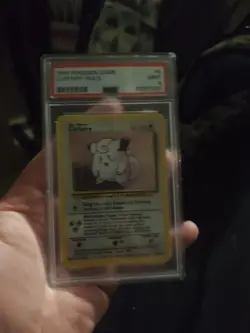 1999 Pokemon Base Set  Clefairy Holo #5 PSA 9 - Image 1
