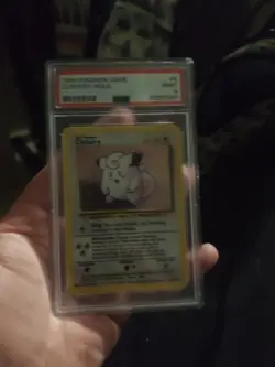 1999 Pokemon Base Set  Clefairy Holo #5 PSA 9 - Image 3