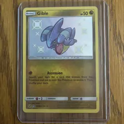 Pokémon TCG Gible - SV38/SV94 Hidden Fates BABY SHINY Holo Rare NM - Image 2