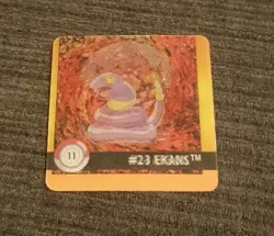 Pokemon Action Flipz - 11 EKANS/ARBOK Premier Edition Lenticular artbox card - Image 1