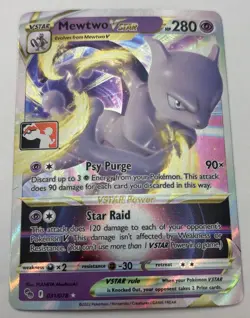 031/078 Mewtwo VSTAR Prize Pack Series 3 Play Pokemon TCG Stamped Pokemon Go - Image 7