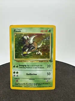 1999 Jungle Set Pinsir Holo 9/64 Rare WOTC Pokémon Card TCG -Original - Image 1