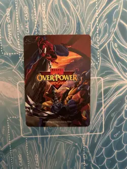 OverPower Marvel IQ Fleer 1996 Mr. Sinister Hero Character Card Very Rare LP - Image 2