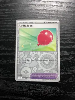 Air Balloon 082/086 Reverse Holo SV: Black Bolt Pokemon Tool NM - Image 1
