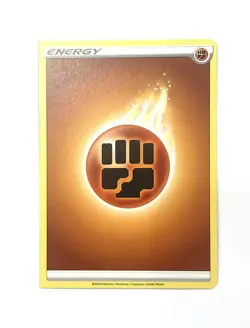 Fighting Energy Square Cut Error Swsh Sword Shield 2020 Miscut Pokémon Card - Image 1