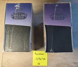 Chilling Reign Elite Trainer Box Pokemon Center set of 2 new. 2021 Error boxes - Image 3