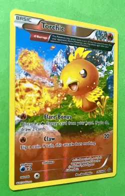 Torchic 2015 Pokemon XY Primal Clash FULL ART HOLO 26/160 - Image 8