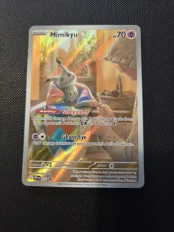 Pokemon Card - Mimikyu Promo SVP 075 Scarlet & Violet Holo - M/NM - Image 1