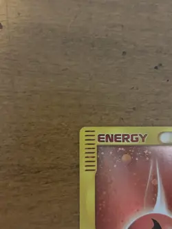 Fire Energy Pokemon Card Japanese Holo E-Series McDonald's Promo LP - Image 2