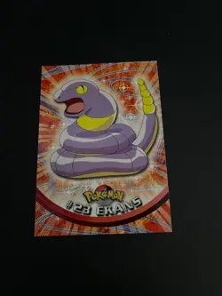 Topps Pokemon Ekans 23 Series 1 Card Blue Topps Trading Card Vintage - Image 1