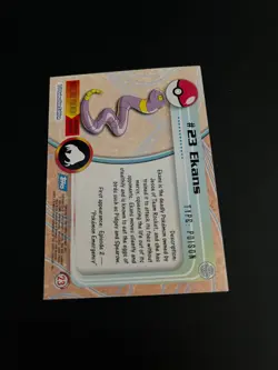 Topps Pokemon Ekans 23 Series 1 Card Blue Topps Trading Card Vintage - Image 10