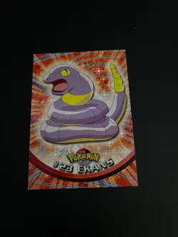 Topps Pokemon Ekans 23 Series 1 Card Blue Topps Trading Card Vintage - Image 2