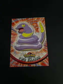 Topps Pokemon Ekans 23 Series 1 Card Blue Topps Trading Card Vintage - Image 7