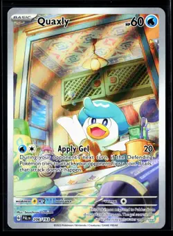 Pokemon TCG Quaxly Illustration Rare Card Paldea Evolved 206/193 NM Condition - Image 1