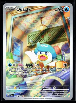 Pokemon TCG Quaxly Illustration Rare Card Paldea Evolved 206/193 NM Condition - Image 3